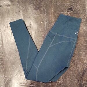 Beyong Yoga Teal High-Waisted Leggings